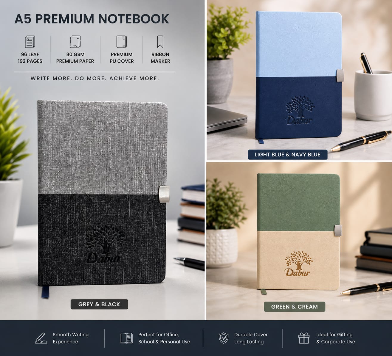 Flexible Thermo PU Cover Corporate Notebook